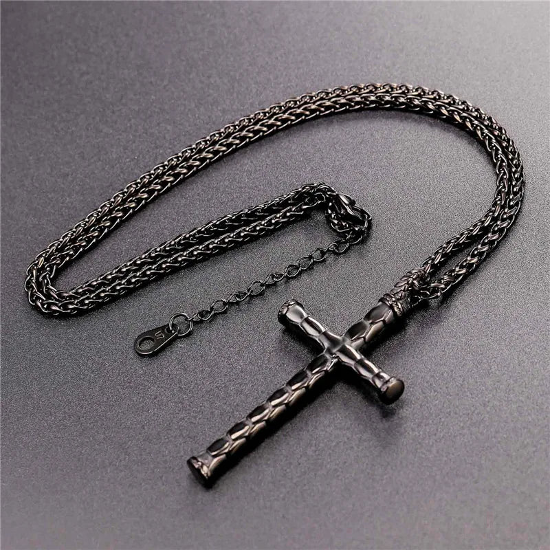 ChainsPro Cross Pendant Necklace – 316L Stainless Steel Christian Jewelry for Men & Women - Image 4