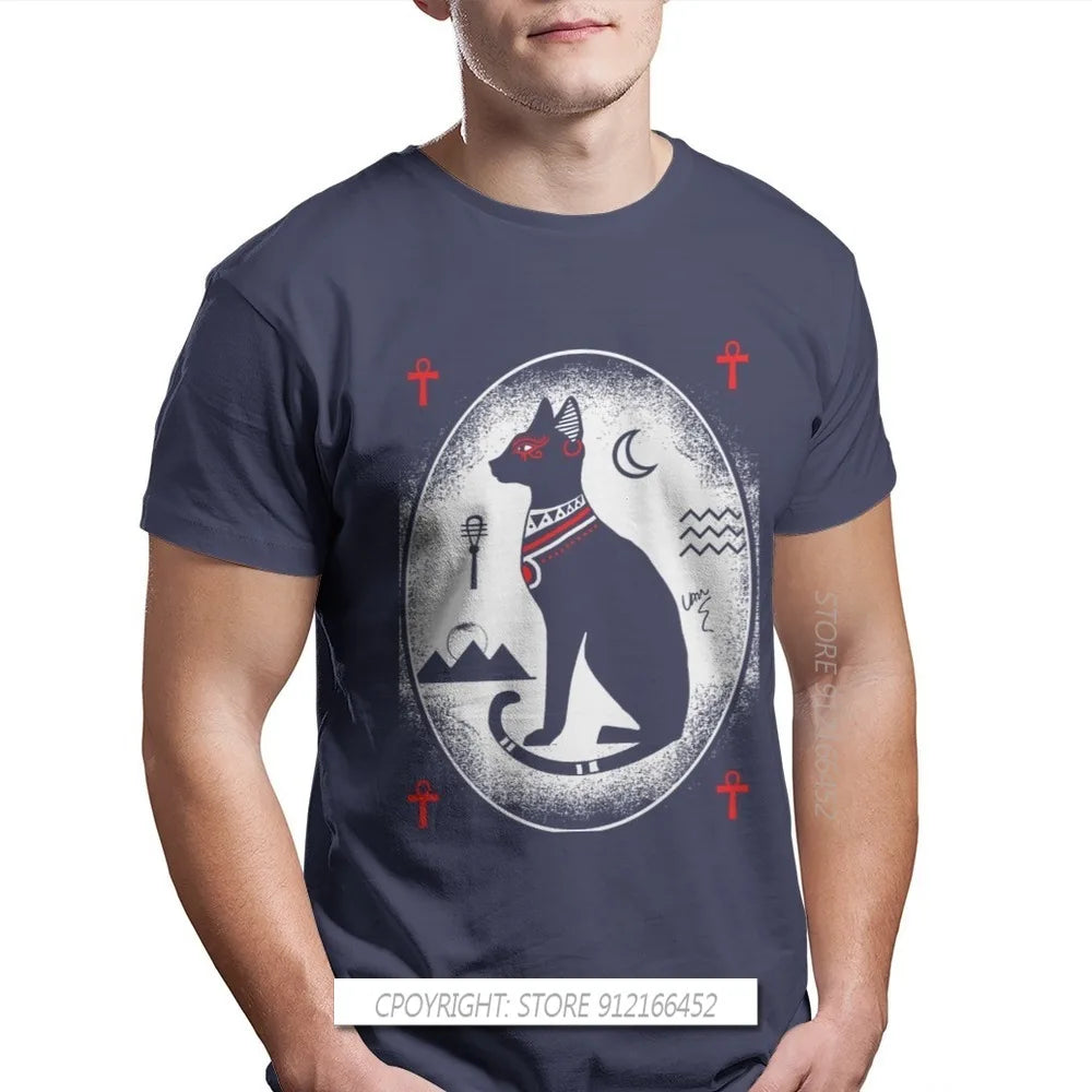 Ancient Egypt Gods T-Shirt – 100% Cotton Men's Top Featuring Atum, Horus, Osiris & Bastet - Image 19