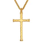 ChainsPro Cross Pendant Necklace – 316L Stainless Steel Christian Jewelry for Men & Women