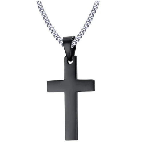 Christian Bible Cross Stainless Steel Statement Necklace – Unisex Catholic Religious Jewelry - Image 16