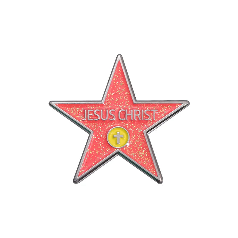 30-Piece Set Jesus Christ Faith Enamel Pins – Wholesale Christian Cartoon Brooches & Lapel Badges - Image 22