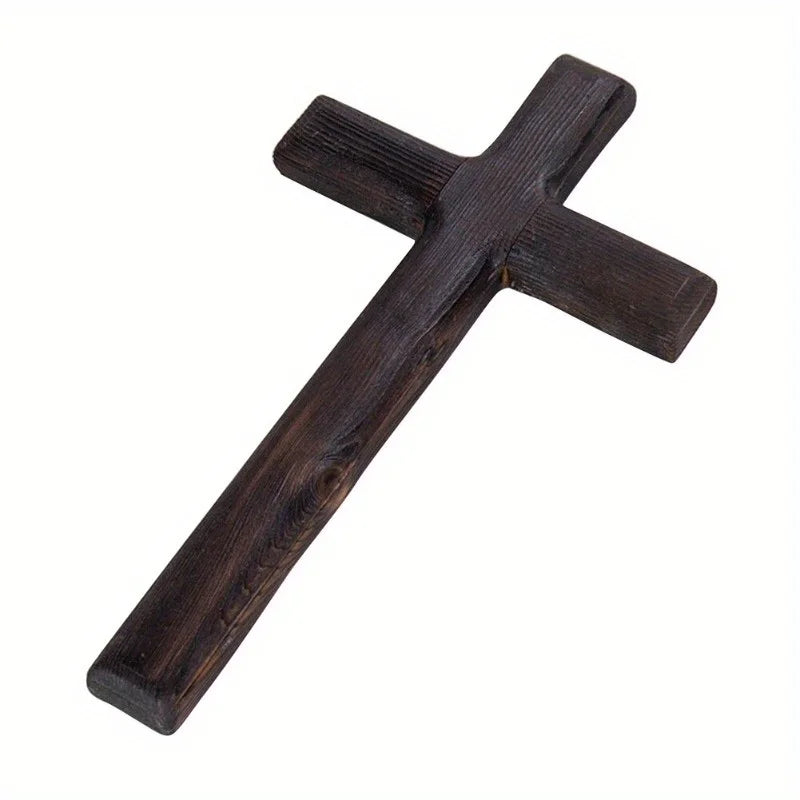 Catholic Wooden Crucifix – Wall-Mounted Cross for Home, Office, or Gifts - Image 7
