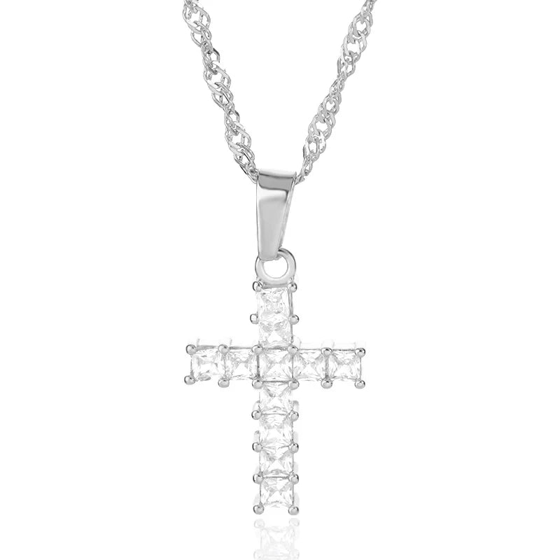 Classic Stainless Steel Cross Necklace – Christian Prayer Jewelry for Men & Women - Image 10