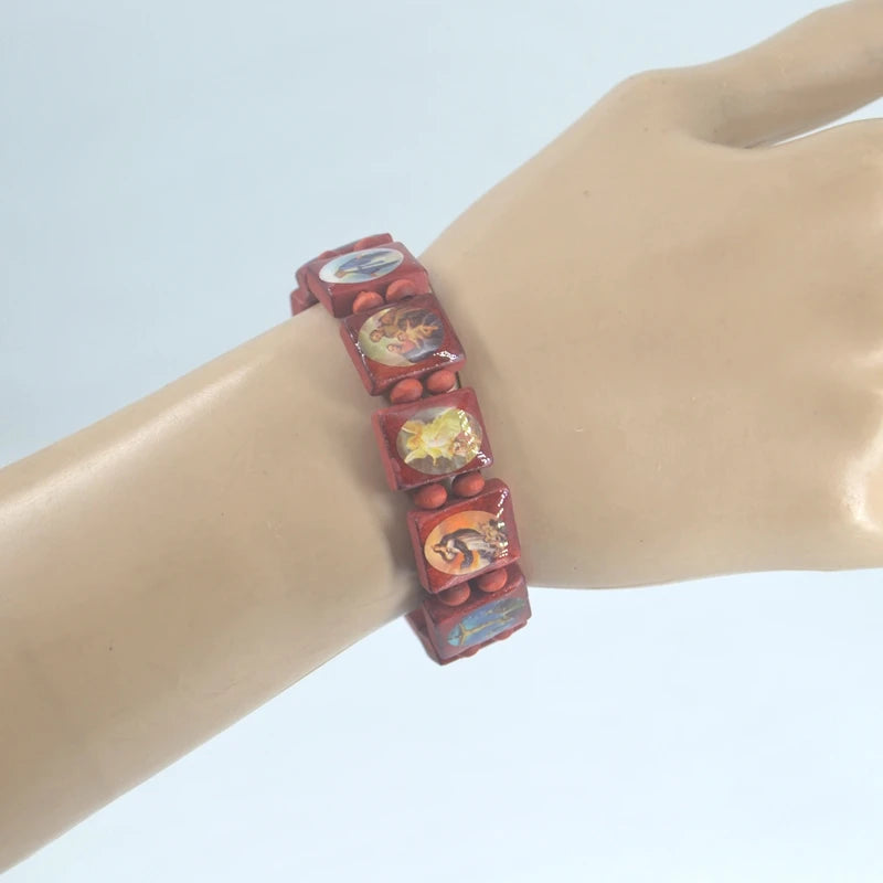 36x Wooden Rosary Beads Bracelets – Catholic Christian Orthodox Religious Jewelry - Image 3