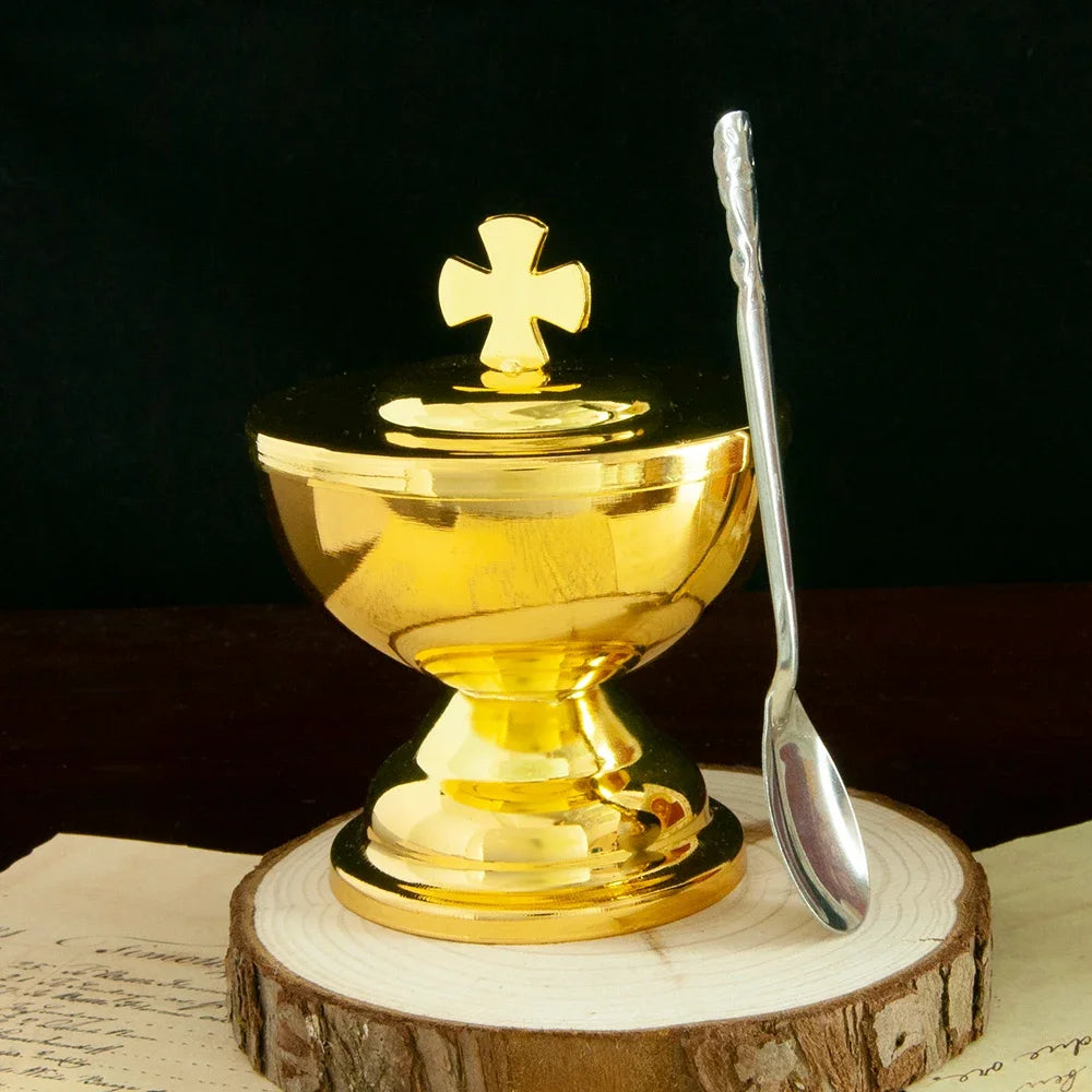 Gold-Plated Communion Cups – Religious Church Ceremonial Supplies - Image 8