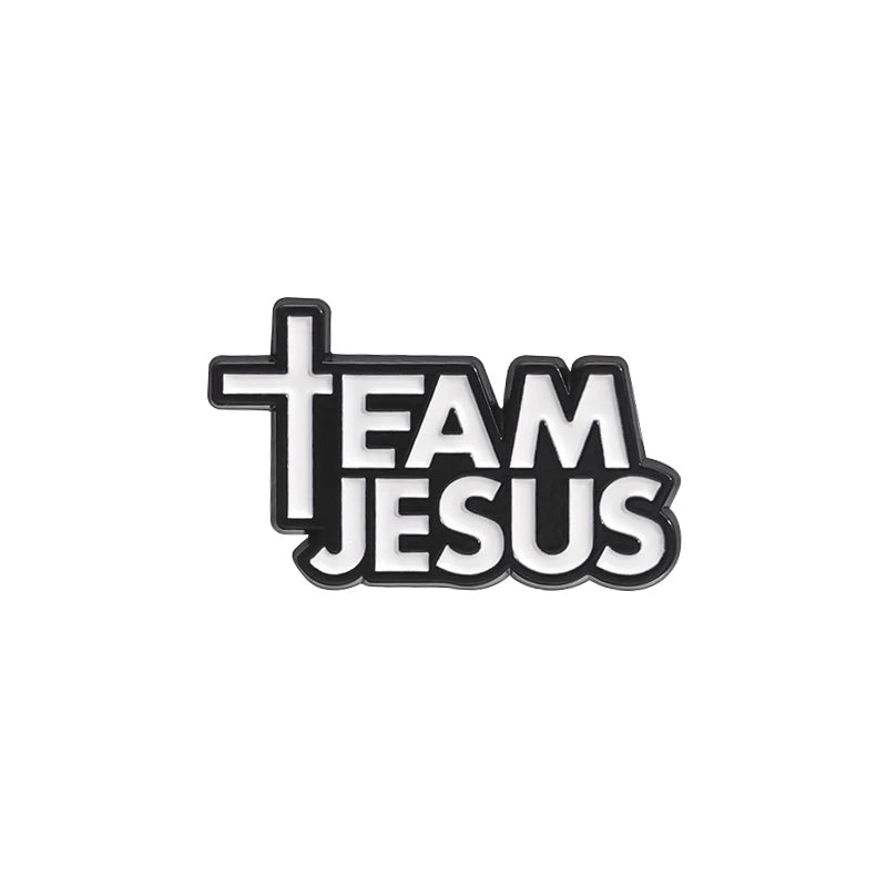 30-Piece Set Jesus Christ Faith Enamel Pins – Wholesale Christian Cartoon Brooches & Lapel Badges - Image 17