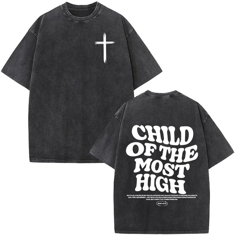 Christian Jesus Bible Verse Washed T-Shirt - Image 19