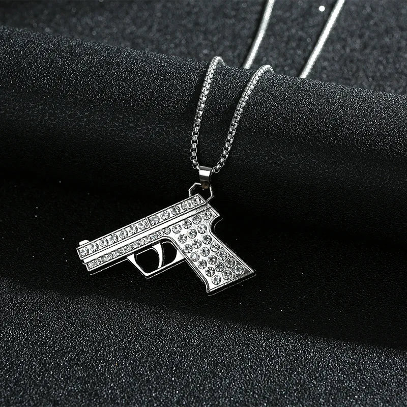 Hip Hop Cross Pendant Necklace - Image 12