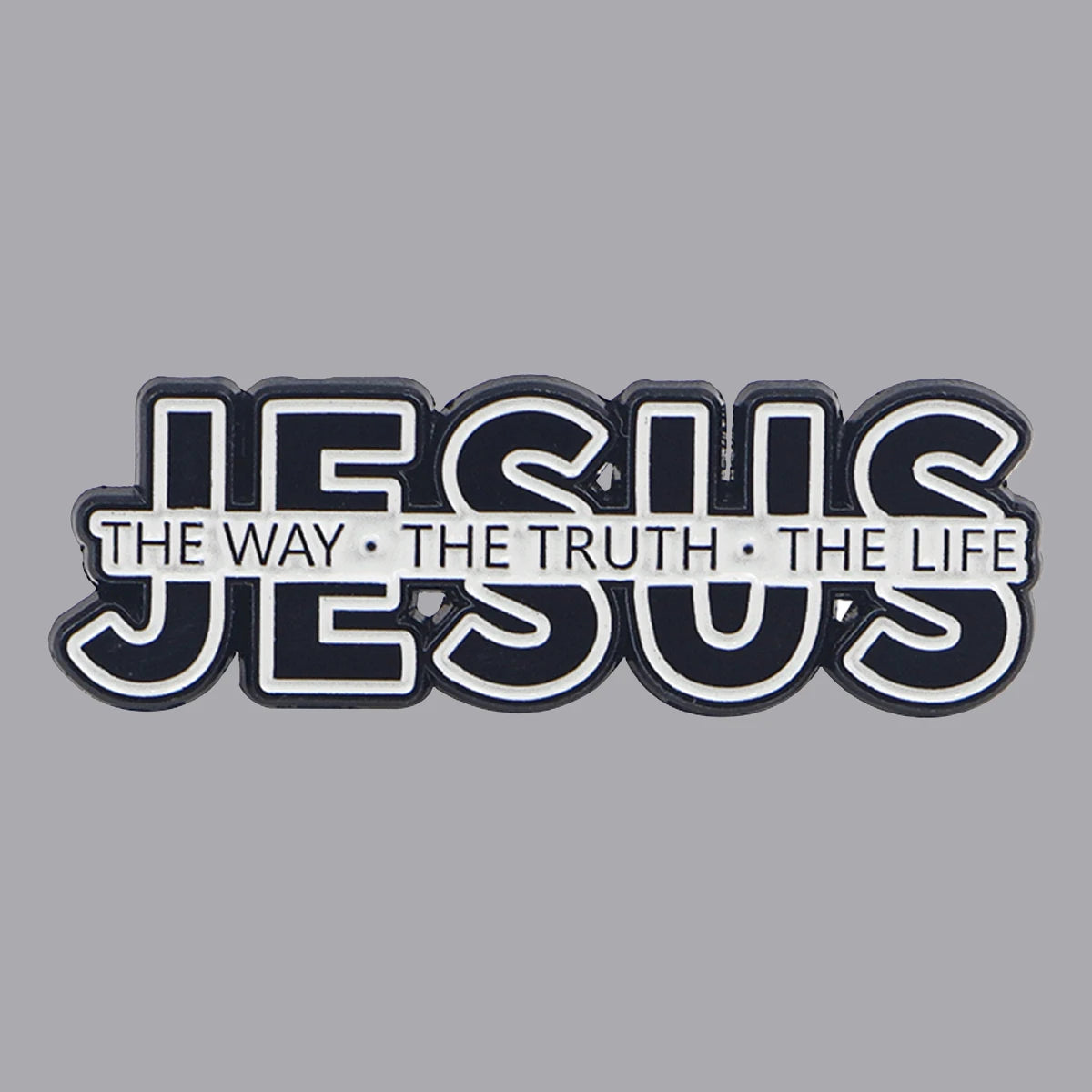 JESUS Way Truth Life Enamel Pin – Christian Lapel Brooch for Backpacks & Clothing