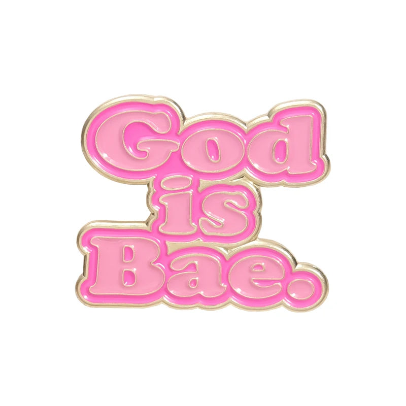 Jesus Loves Me & God Is Good Enamel Pin Set – Custom Christian Metal Brooches for Backpacks & Gifts - Image 14