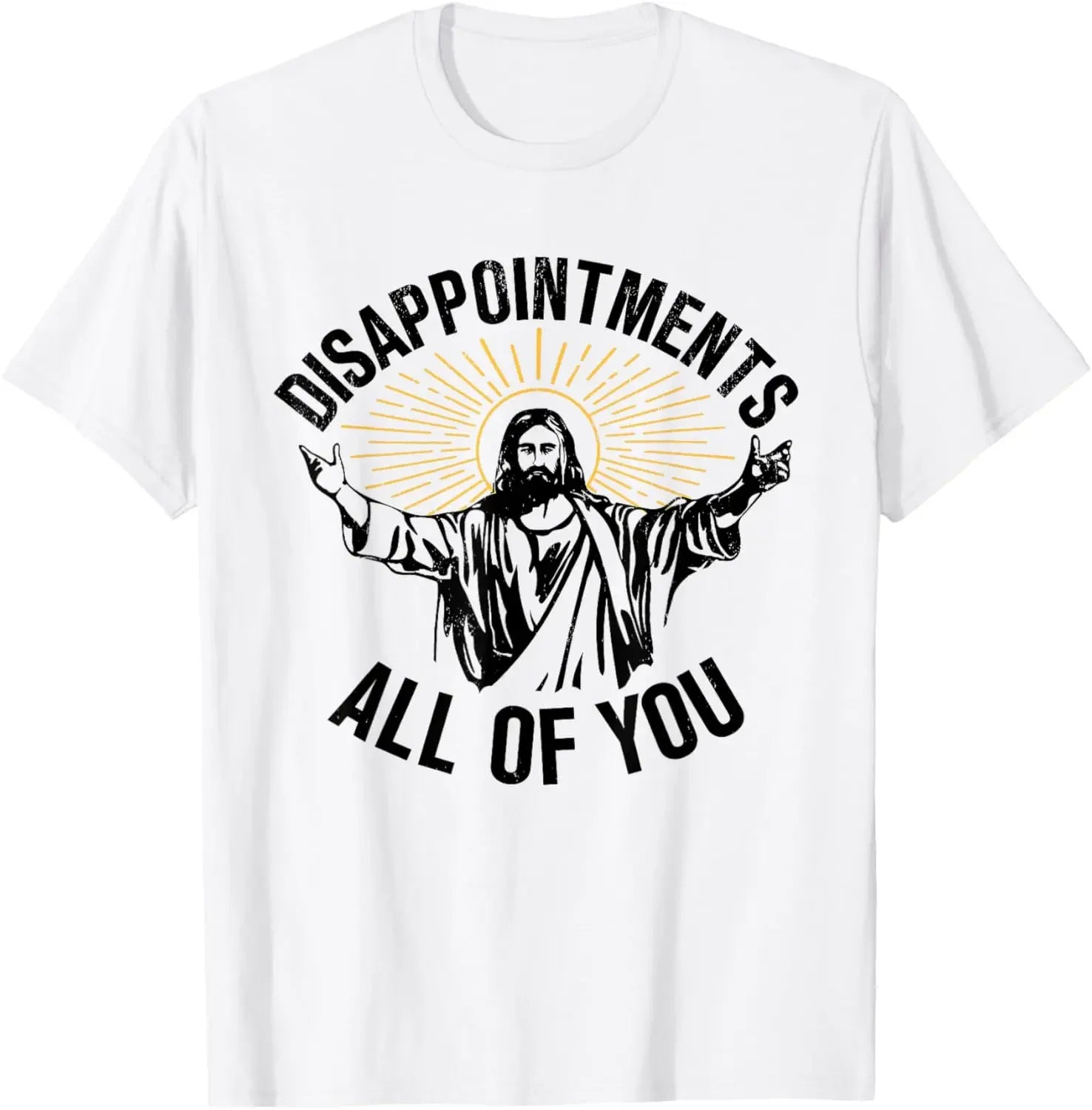 "Disappointments All of You" Funny Jesus Meme T-Shirt – Christian Graphic Tee for Men - Image 5