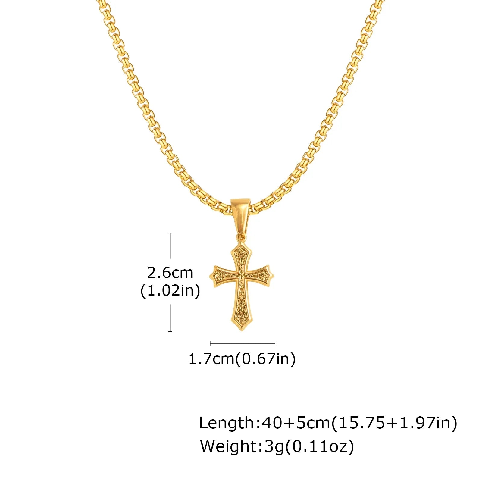 Luxury Rotatable Crown Zircon Cross Choker Necklace & Earrings Set – Christian Jewelry for Women - Image 6