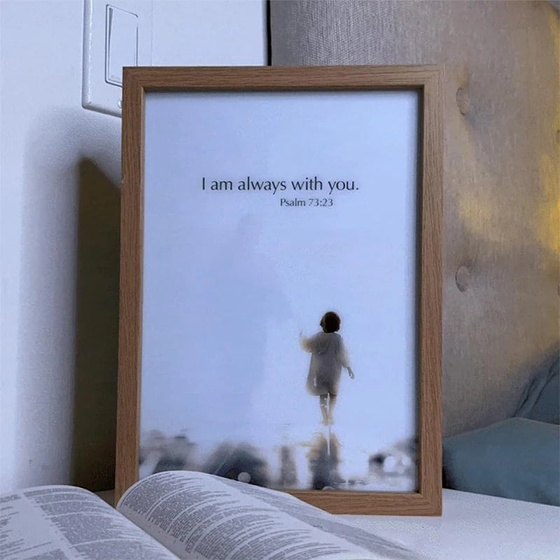 Lumin Works "Jesus – I Am Always With You" 4D LED Wall Art Light - Image 5