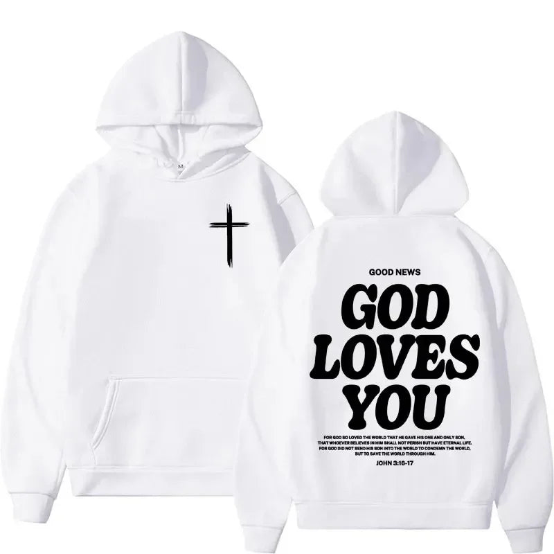 Harajuku Aesthetic Jesus Hoodie – Christian Streetwear with Bible Verse - Image 8